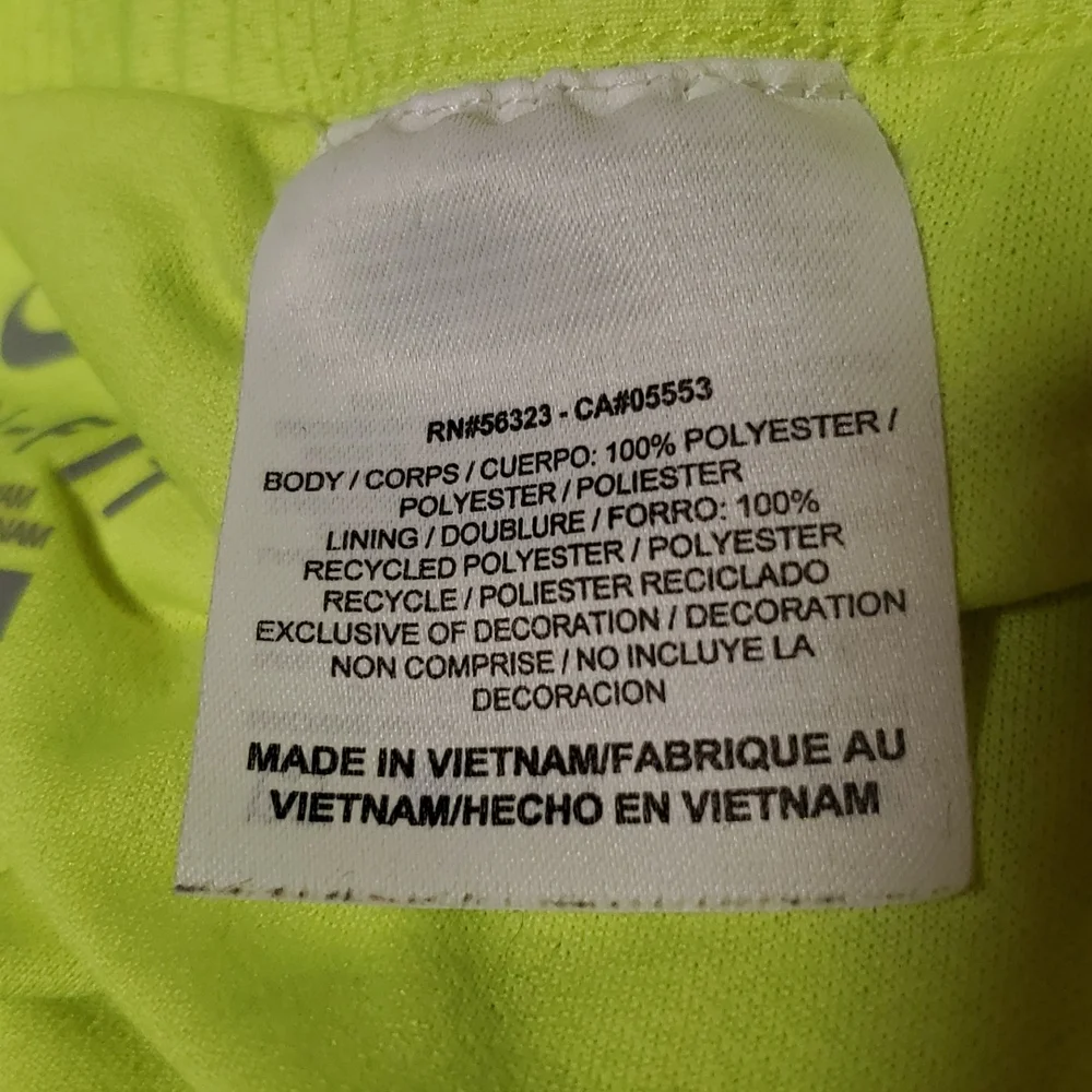 Nike Green dri-fit athletic shorts size M